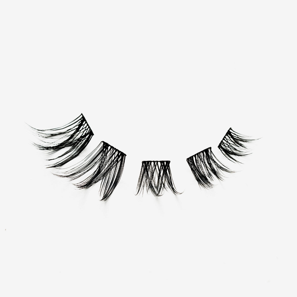 Women's 3D False Eyelashes Kit Black PBT Material Lightweight - 1