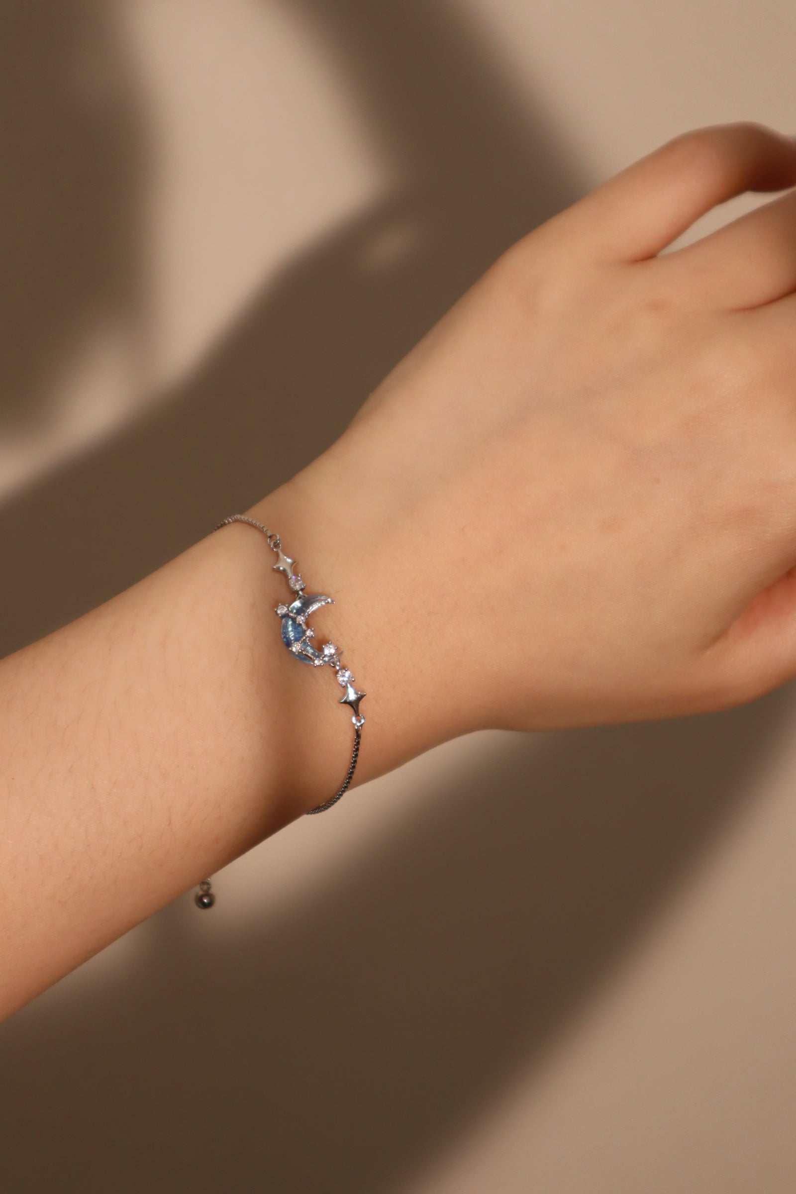 Unisex Bracelet Silver Moonstone Zirconia - 2