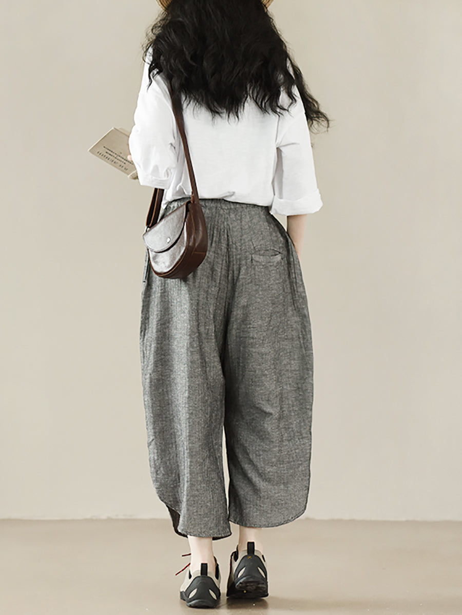 Women's Shirt - Plus Size Casual O-Neck, 100% Cotton Half Sleeve, Stylish Summer Top - Brand - 7