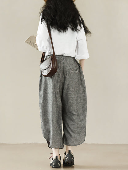 Women's Shirt - Plus Size Casual O-Neck, 100% Cotton Half Sleeve, Stylish Summer Top - Brand - 7