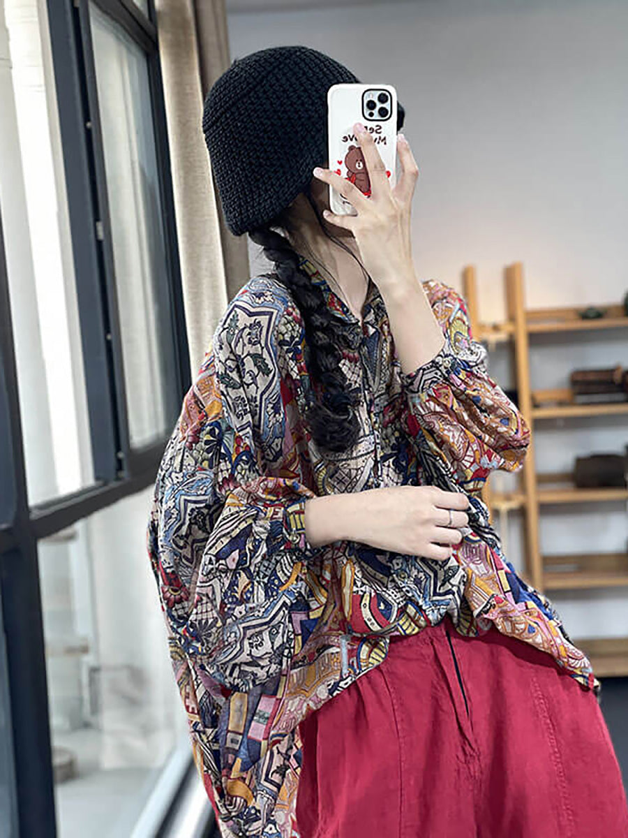 Womens Shirt - Floral Plus Size Top, Lightweight Fabric, Irregular Hem - Brand Name - 2