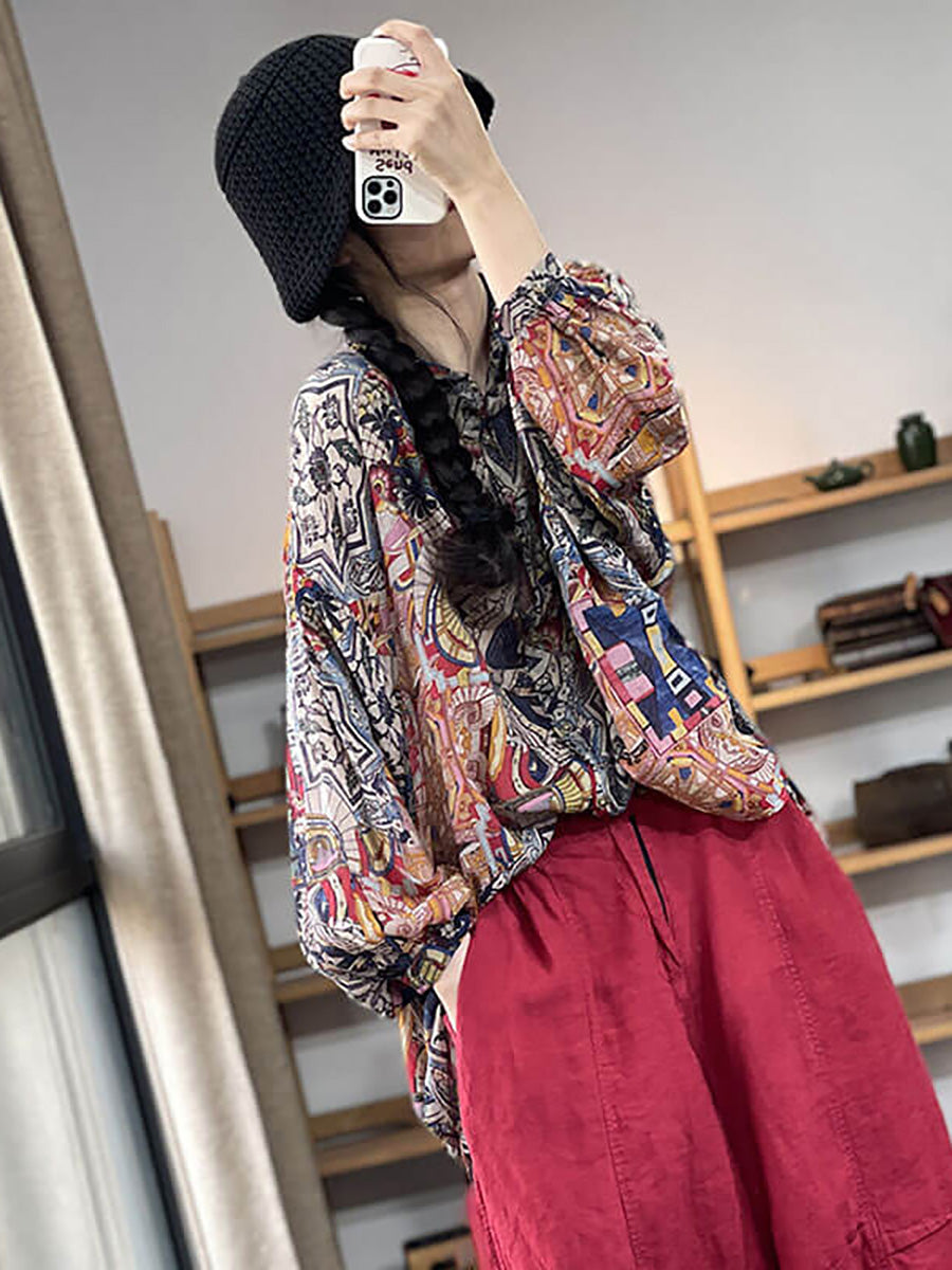 Womens Shirt - Floral Plus Size Top, Lightweight Fabric, Irregular Hem - Brand Name - 4