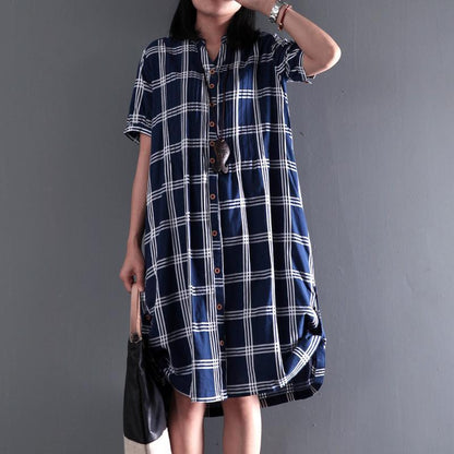 Plyra Sundress | Plus Size Cotton, Plaid Design for Summer
