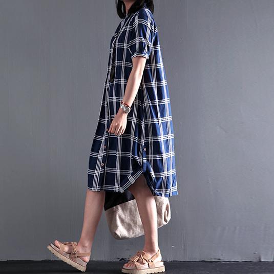 Plyra Sundress | Plus Size Cotton, Plaid Design for Summer - Image 3