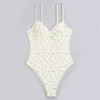 Poppy Women's One Piece Swimsuit | Floral Print, High-Cut Design