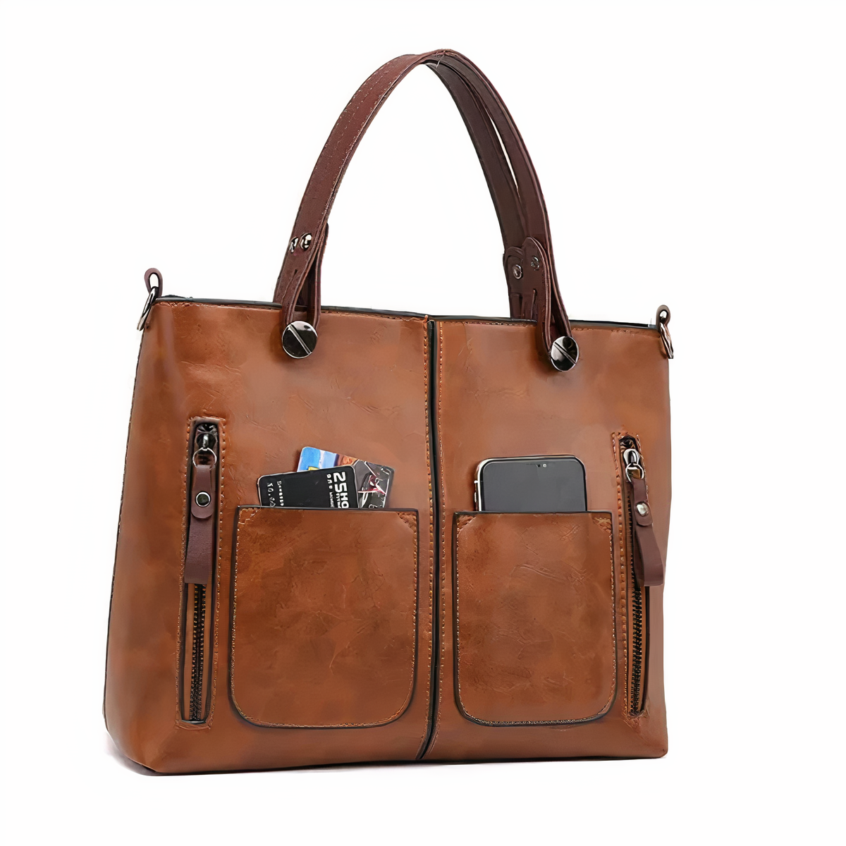 Variant image for Women's Shoulder Bag Black Medium Leather-1