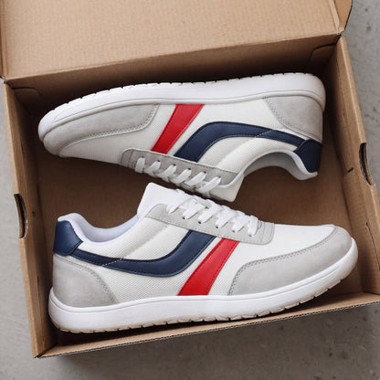Men's Mesh Color-Block Running Sneakers – product view | Hensley London