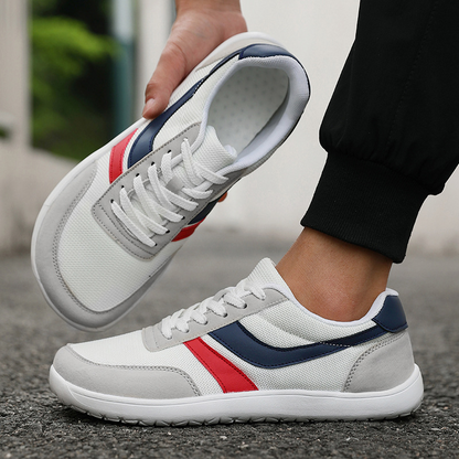Men's Mesh Color-Block Running Sneakers – product view | Hensley London