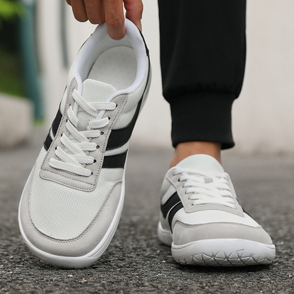 Men's Mesh Color-Block Running Sneakers – product view | Hensley London