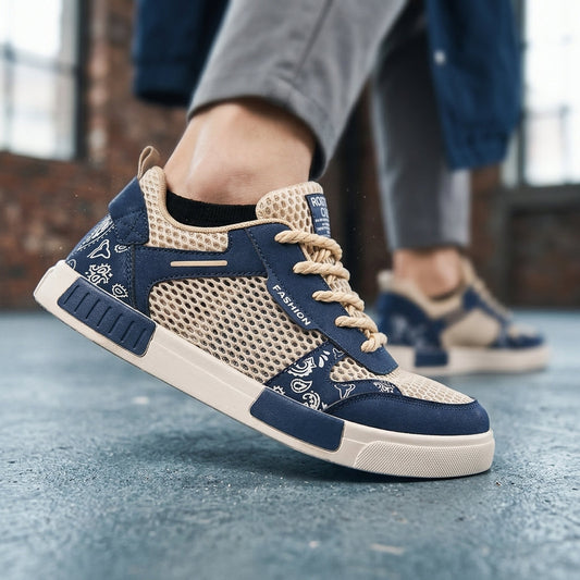 Men's Breathable Mesh Orthopedic Sneakers – front view | Hensley London
