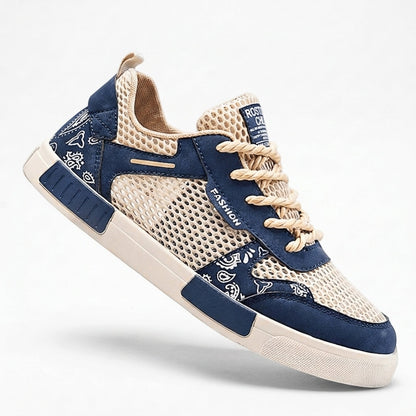 Men's Breathable Mesh Orthopedic Sneakers – detail view | Hensley London