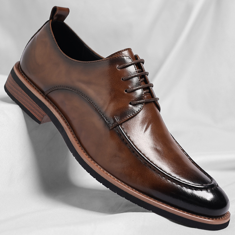 Men's Leather Dress Shoes – product view | Hensley London