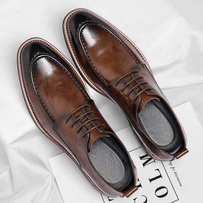 Men's Leather Dress Shoes – product view | Hensley London