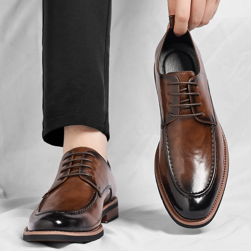 Men's Leather Dress Shoes – product view | Hensley London