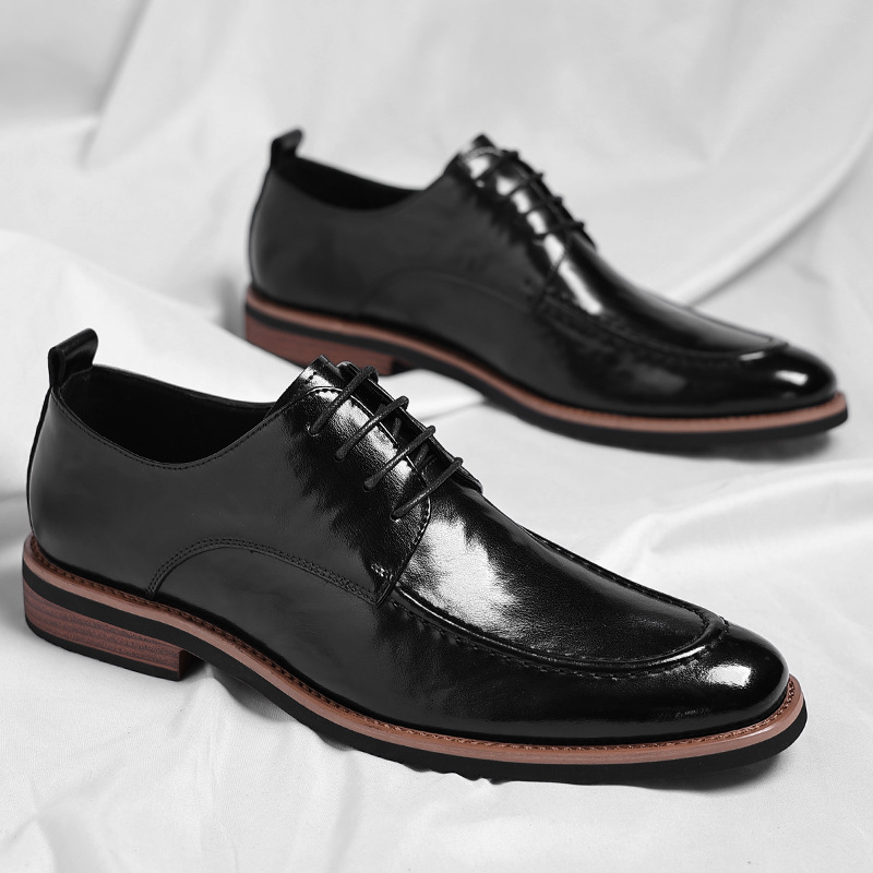 Men's Leather Dress Shoes – product view | Hensley London