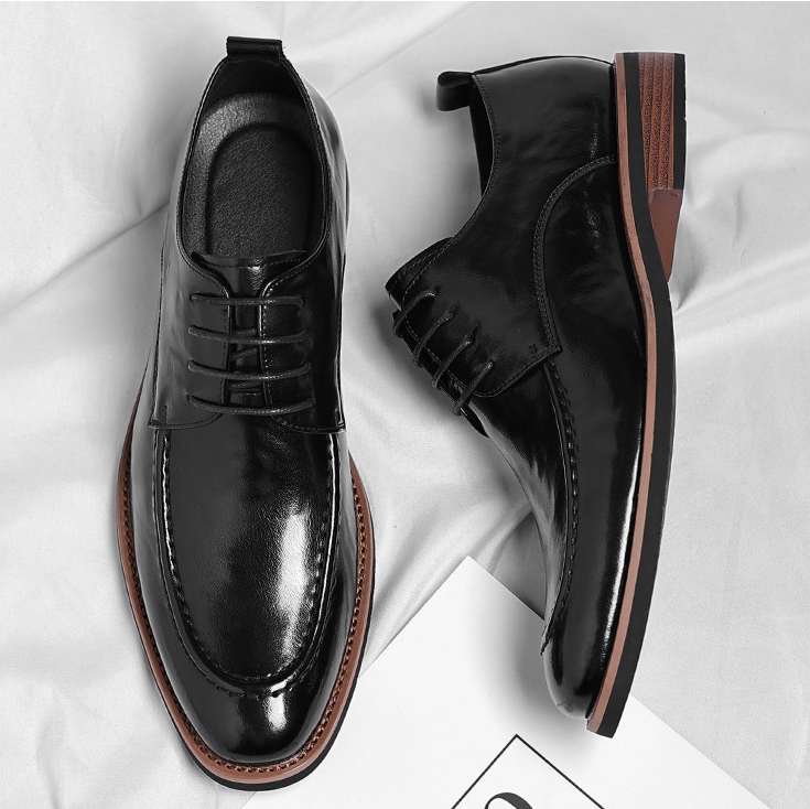 Men's Leather Dress Shoes – product view | Hensley London
