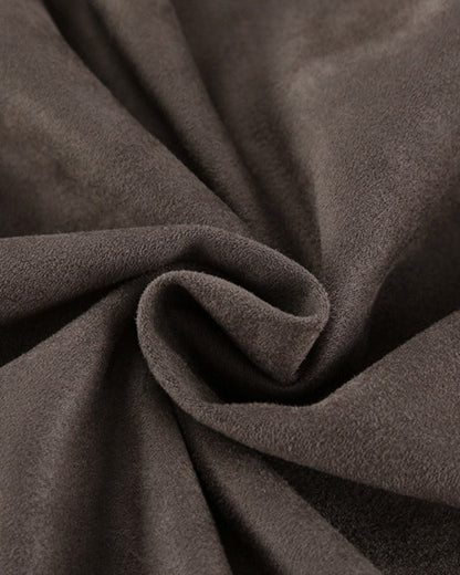 Rex Men's Jacket | Suede Blend, Stand Collar, Loose Fit 4