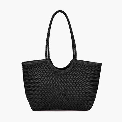 Women's Woven Structured Handbag – product view 2