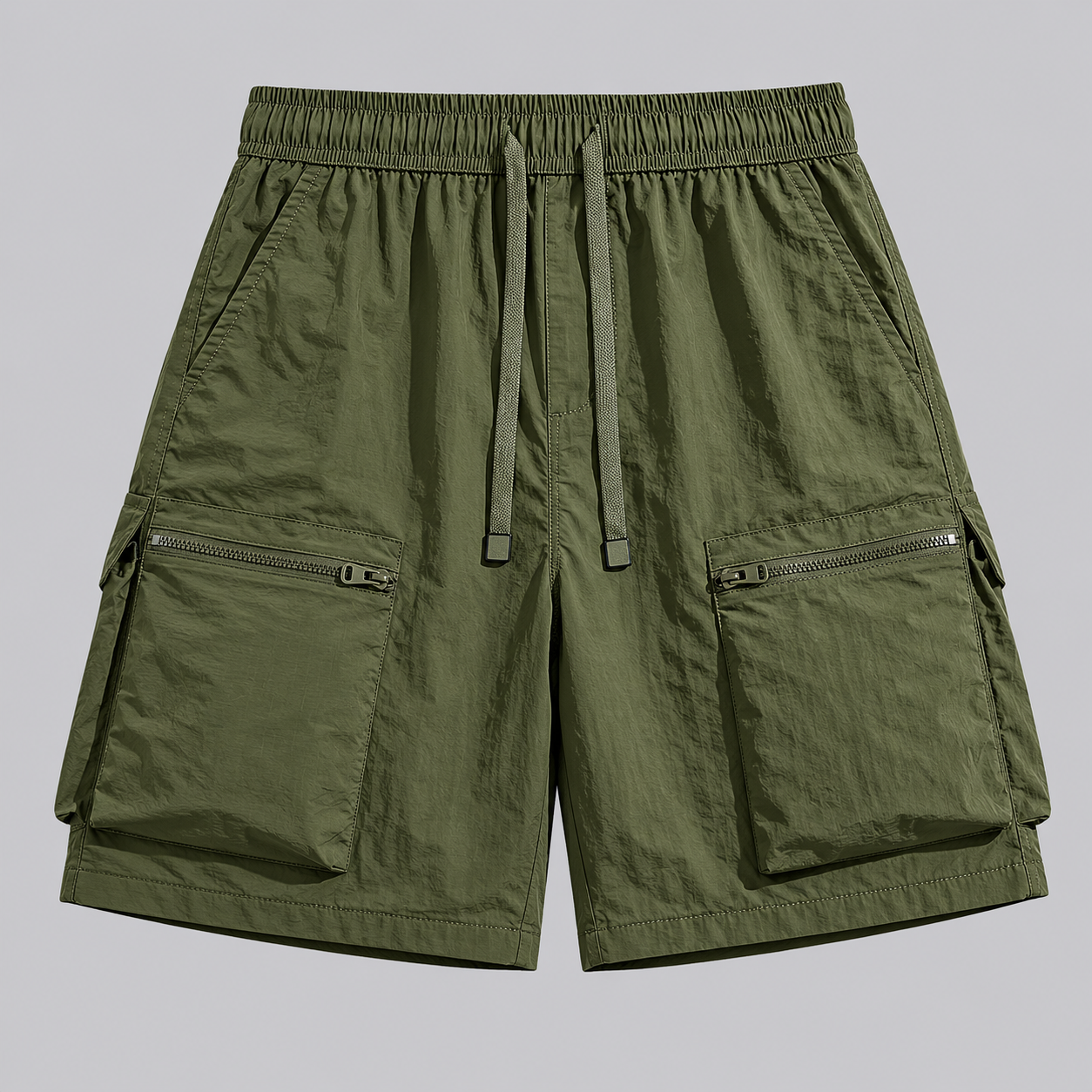 Men's Quick-Dry Cargo Shorts in Rose Red – front view | Hensley London