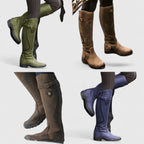 Women's Knee High Boots Black Orthopedic Synthetic Supportive Design - 3