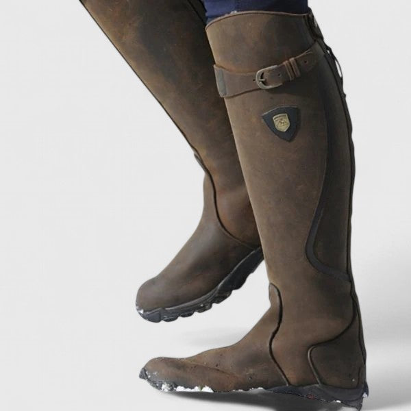 Women's Knee High Boots Black Orthopedic Synthetic Supportive Design - 4