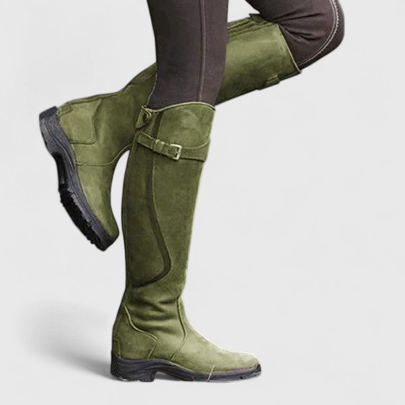 Women's Knee High Boots Black Orthopedic Synthetic Supportive Design - 6