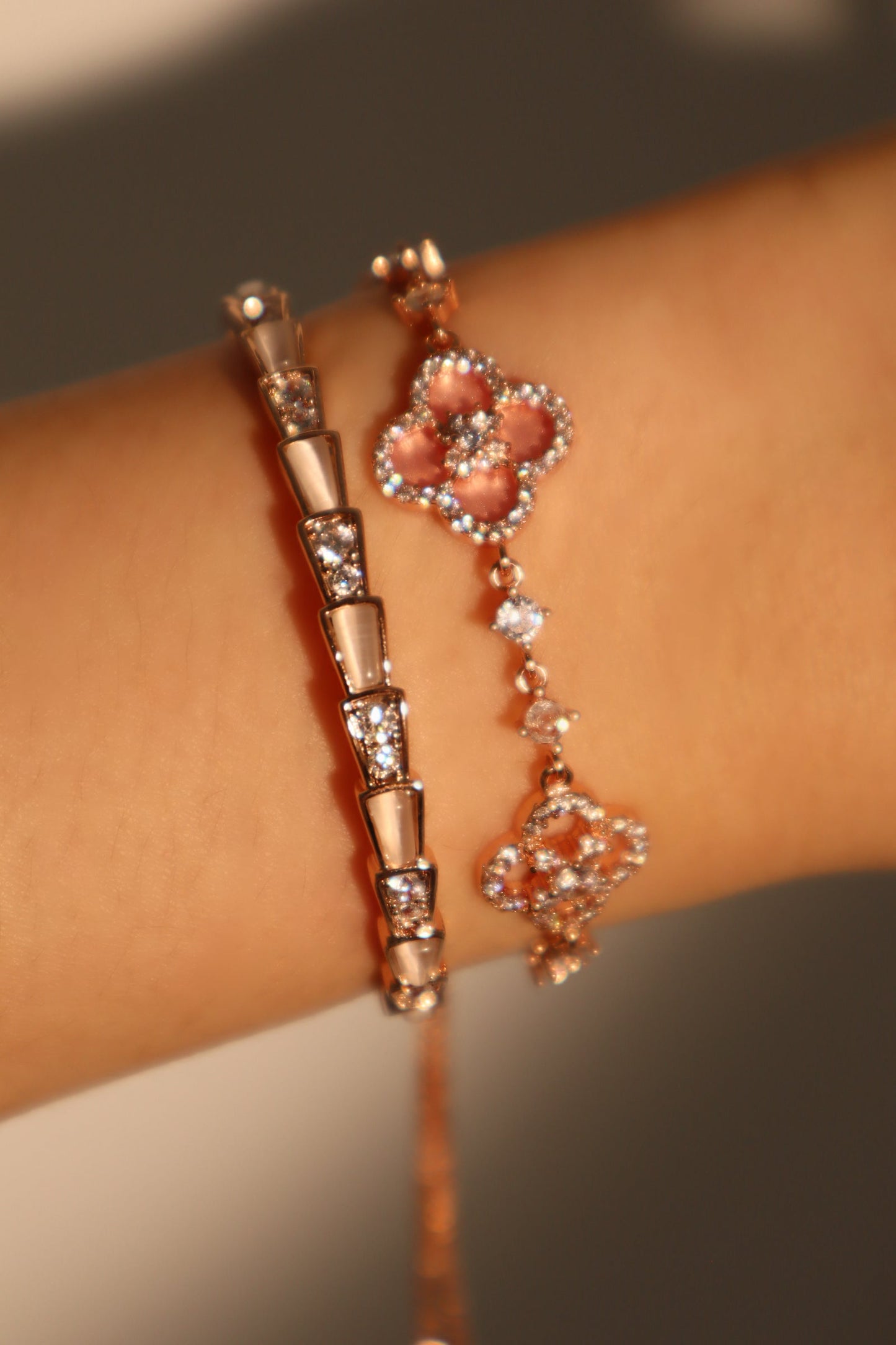 Women's Bracelet Rose Gold Opal Zirconia - 3