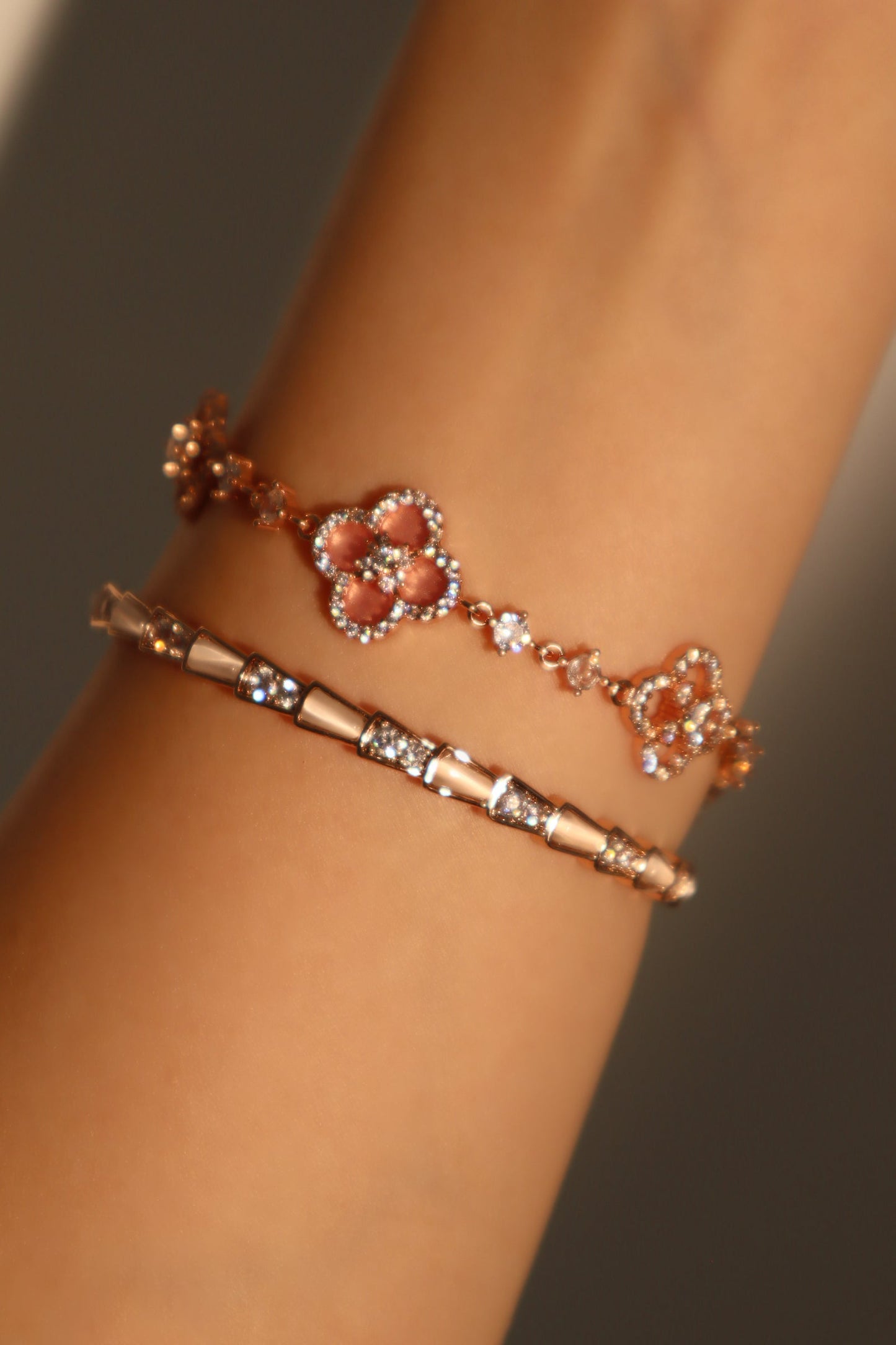 Women's Bracelet Rose Gold Opal Zirconia - 4