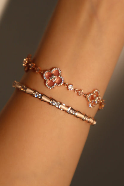 Women's Bracelet Rose Gold Opal Zirconia - 4