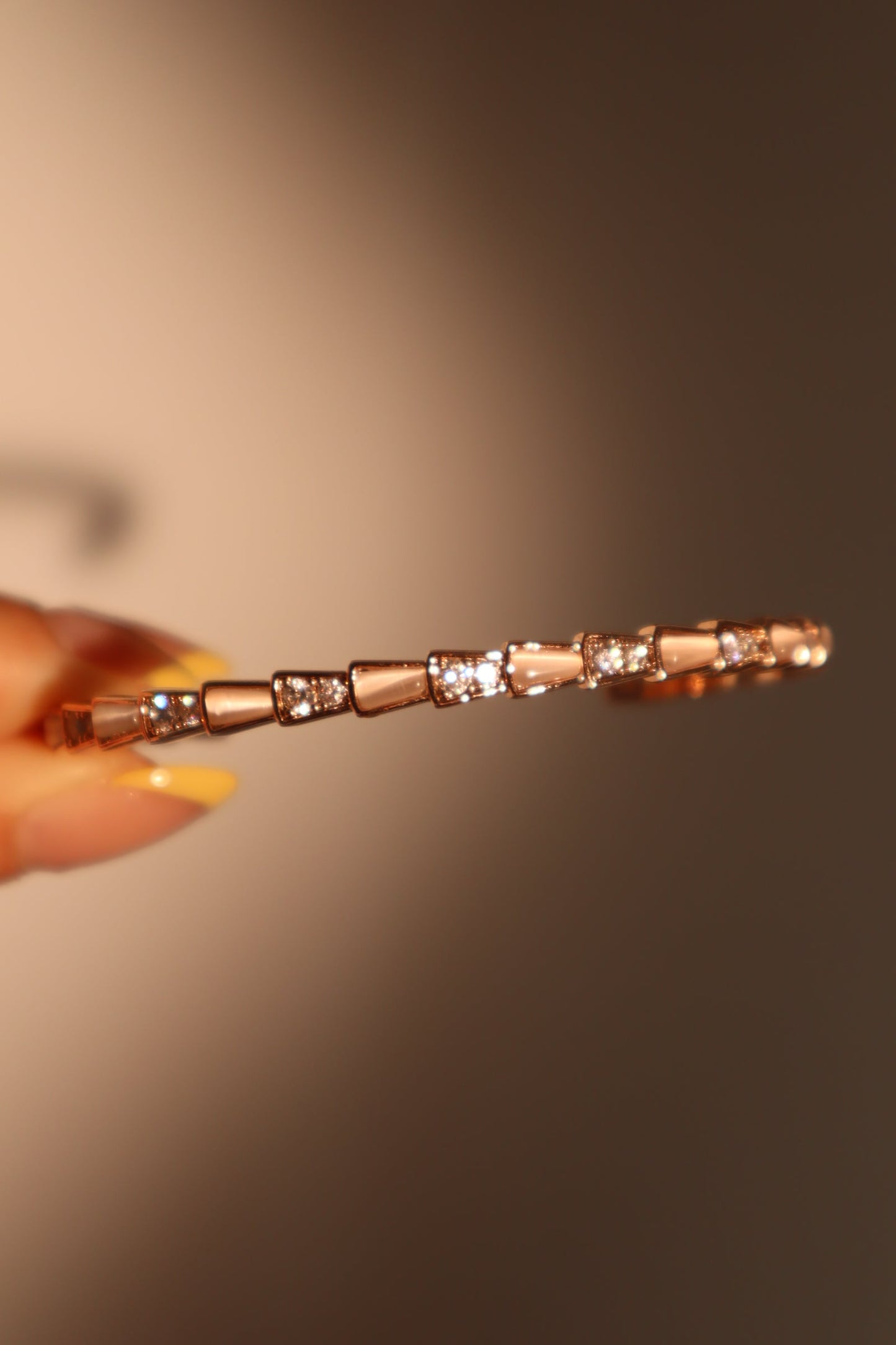 Women's Bracelet Rose Gold Opal Zirconia - 5