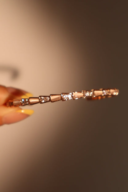 Women's Bracelet Rose Gold Opal Zirconia - 5