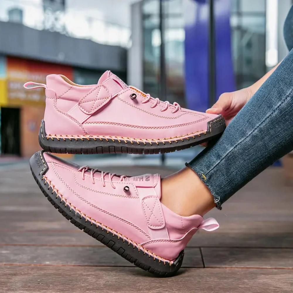 Women's Lightweight Orthopedic Walking Shoes - detail view | Hensley London