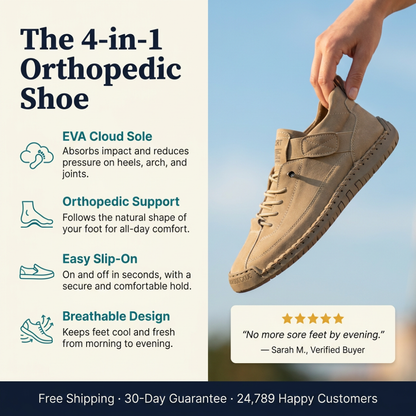 Women's Lightweight Orthopedic Walking Shoes - Green | Hensley London