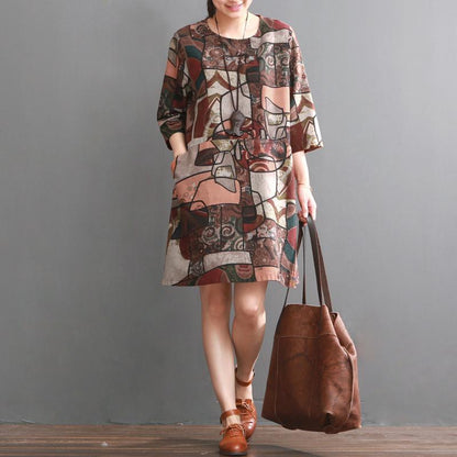 Raven Floral Dress | Plus Size Cotton Sundress for Summer