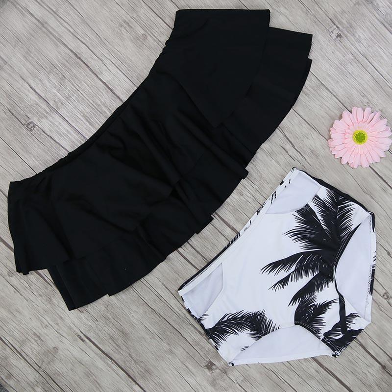 Rina Women's High Waist Swimsuit | Vintage Ruffle Design - Image 6