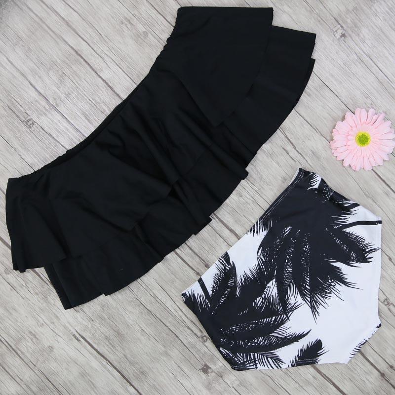 Rina Women's High Waist Swimsuit | Vintage Ruffle Design - Image 7
