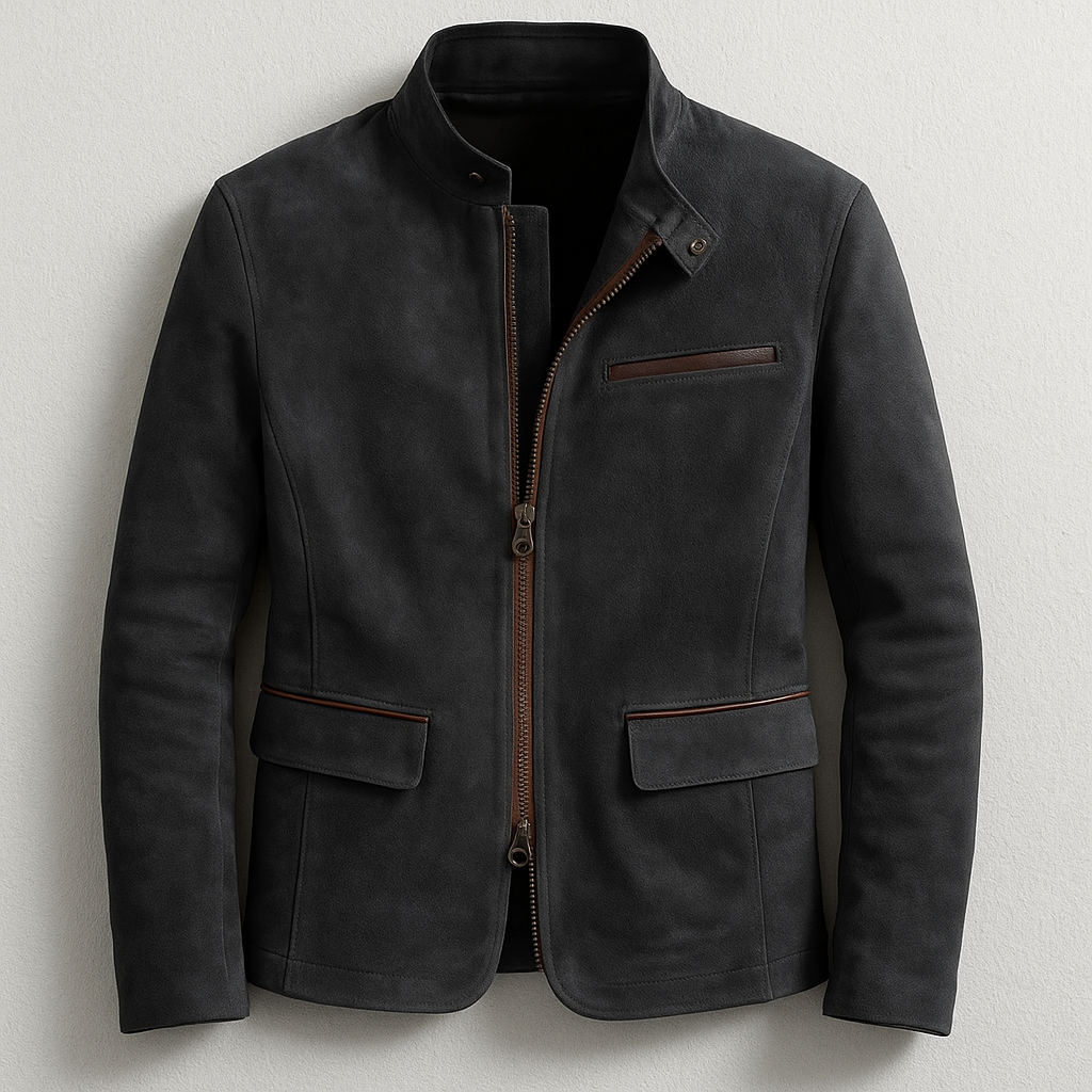 Men's Premium Suede Field Jacket – colour option | Hensley London