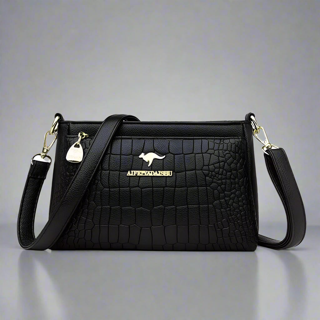 Variant image for Women's Crossbody Bag Black Medium Leather-19