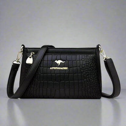 Variant image for Women's Crossbody Bag Black Medium Leather-19
