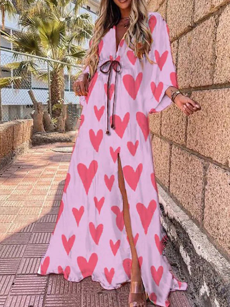 Variant image for Women's Maxi Dress Blue Size M Lightweight Fabric-29