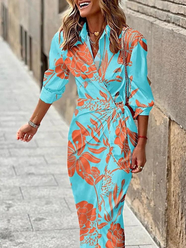 Variant image for Women's Maxi Dress Striped Size M Polyester-6