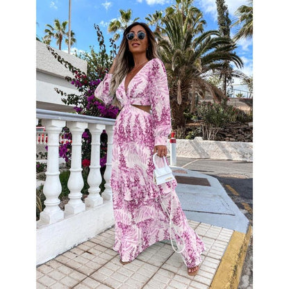 Variant image for Women's Maxi Dress Floral Size M Lightweight-7