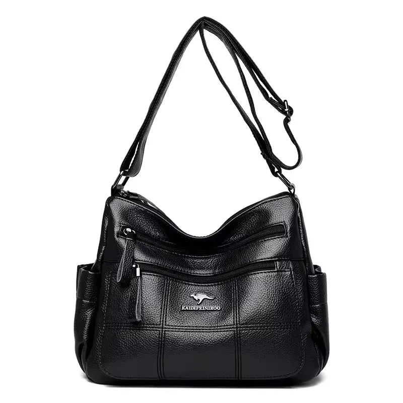 Variant image for Women's Crossbody Bag Black Medium Leather-20