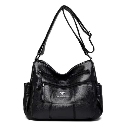 Variant image for Women's Crossbody Bag Black Medium Leather-20