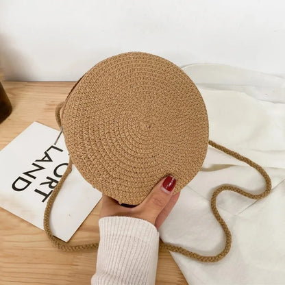 Women's Crossbody Bag Beige Mini Polyester-2