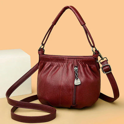 Variant image for Women's Black Shoulder Bag One Size Soft Material-3