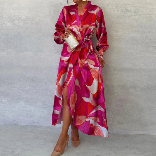 Women's Maxi Dress Floral Print Lightweight Polyester-1