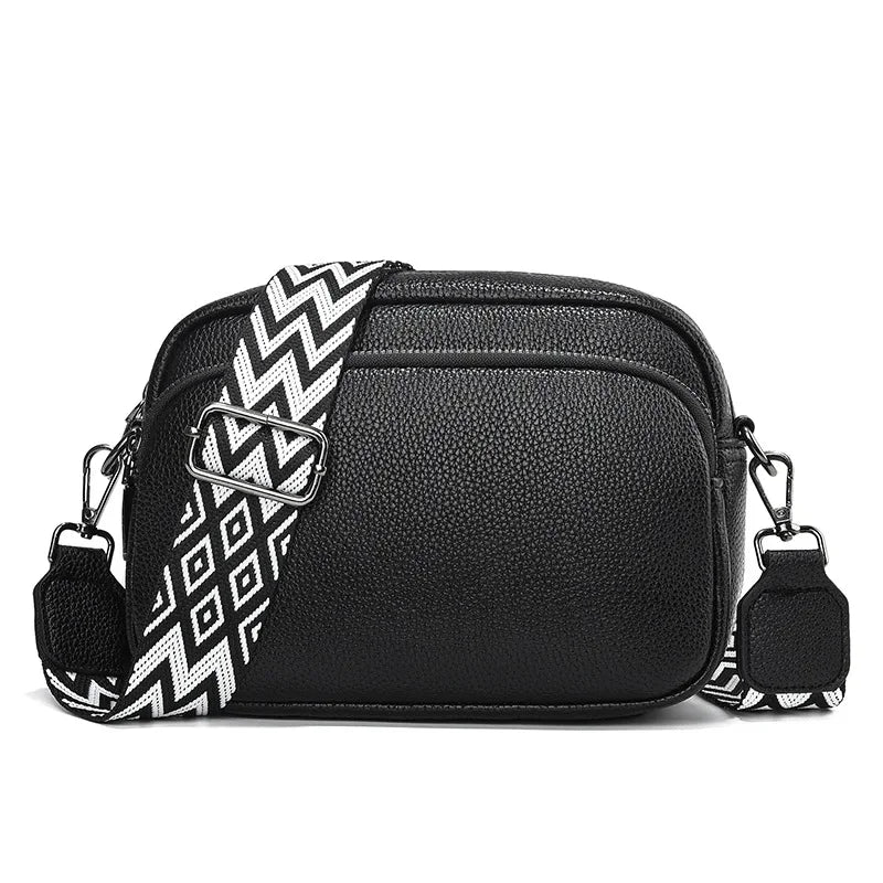 Variant image for Women's Crossbody Bag Black Large PU Material-3