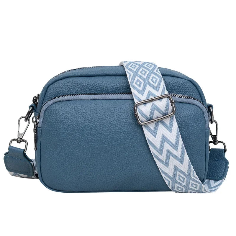 Variant image for Women's Crossbody Bag Black Large PU Material-4