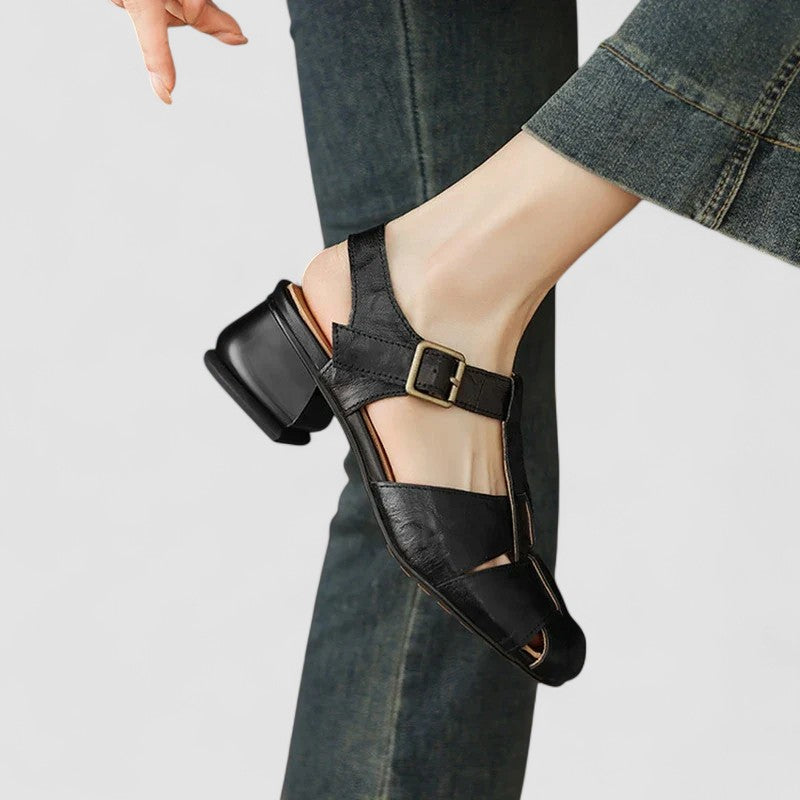 Women's Mary Jane Shoes Black Synthetic Orthopaedic Comfort - 5